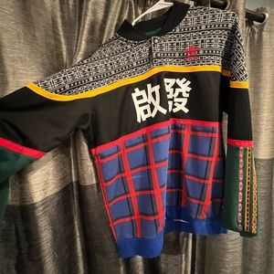 Pharrell Williams adidas half button up jacket very very rare * size L nice worn